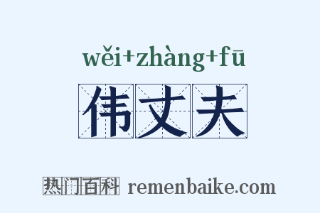 伟丈夫是什么意思的图片